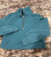Lululemon scuba hoodie half zip funnel neck