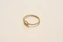 Love Knot Ring 14k solid Gold