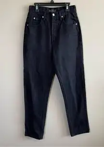 Guess Women’s Black High Rise Mom Jeans 28