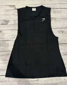 Gymshark NEW Training Drop Arm Tank Top in Black Size Medium