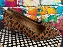 Clarks Linvale Jerica Leopard Print Kitten Heel Pumps Animal Print Leather Upper