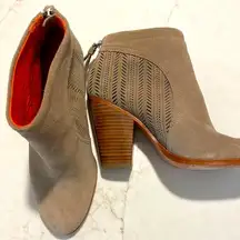 Coach suede booties