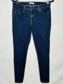 Levi's  Women Denim Tapered Ankle Legging Size 32 x 29 Cotton Blend Stretch