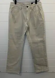 Vineyard Vines Cream Jeans 30x32 Straight Leg Coastal Beach Travel Shabby Chic