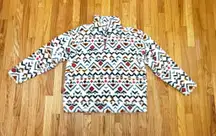 NWT Eddie Bauer Aztec fleece pullover sweater 