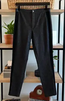 Banana Republic Sloan Mid-Rise Stretch Denim Side Stripe Woven Career Dress Pant