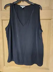 Nine West 1x Black Sheer Tank