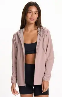 💕VUORI💕 Womens Outdoor Trainer Shell Athletic Jacket ~ Umber Heather Large NWT