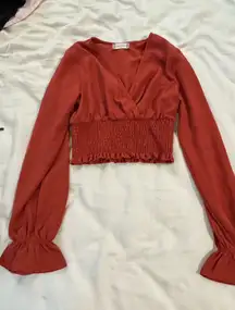 Altar'd State Blouse Long Sleeve