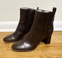 Soft System Leather Ankle Boots