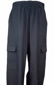 Grace Karin black dressy jogger style pants