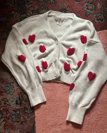 Heart cardigan