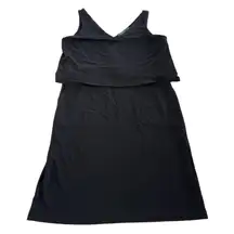 Lauren‎ Ralph Lauren Dress Womens Large Sleeveless V Neck Midi Pockets Layered