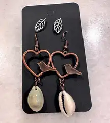 NEW IN PACKAGE- two pack of earrings