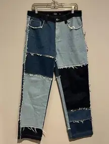 Jaded London patchwork denim