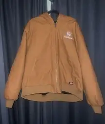 Dickies  Jacket Tan Size XXL Top Golf Embroidered