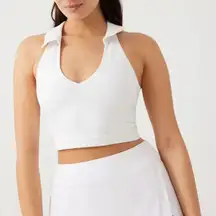 Outdoor Voices Warmup Collared Crop Top‎ Size XL