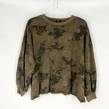 Rails Reeves Camo Pullover Crewneck Sweatshirt Size Small