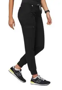 FIGS Jogger Pants™ Sz XXL Black Zamora Profesional Stretch Slim Cargo Casual