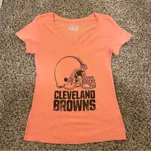 NFL Cleveland Browns Orange Women’s Large TOUCH by ALYSSA MILANO  T-Shirt