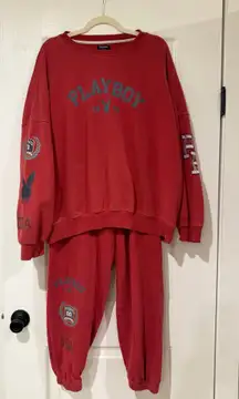 pacsun playboy sweatsuit