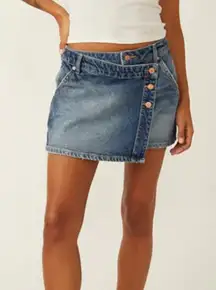 Free People Wynne denim skirt