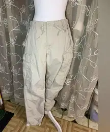 H&M Khaki Cargo Jogger Pants