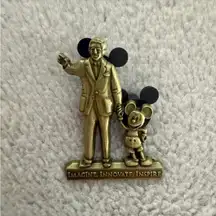 NEW Disney Official Pin - Walt and Mickey Mouse “Imagine, Innovate, Inspire”