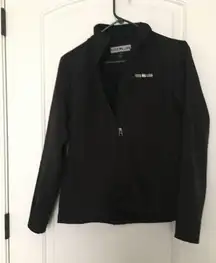Food Lion Grocery Women’s Zip Up Work Jacket Coat Size Medium Black
