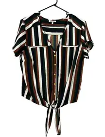 Mileage Women's Crop Tie Top