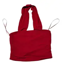 Lane‎ 201 Size S Halter Neck Crop Tank Red Going Out Top Western Party Cowgirl