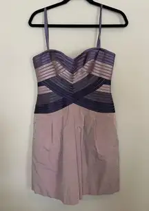 BCBG Maxazria Hana Strapless Corset Top Dress