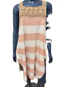 Sayulita Combo Striped Tank dress We The Free People Tunic Size S