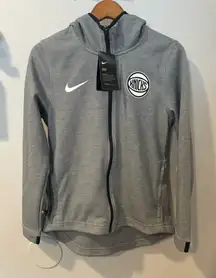 NWT Nike NBA‎ New York Knicks DriFit Full Zip Grey Hoodie Medium Women’s