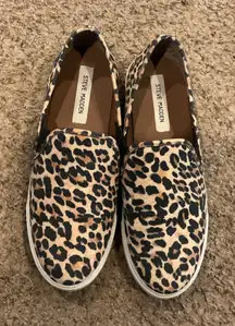 Steve Madden Animal Print Slip-On Shoes size 10