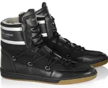 women’s Shearling-lined high top leather sneakers IT 39 US 9