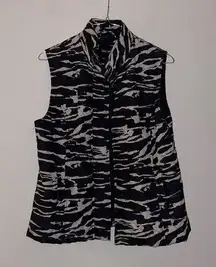 Nine West Black and White Vest