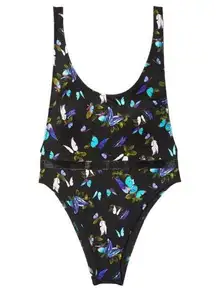 Victoria's Secret  SWIM Shine Strap Plunge One-Piece Swimsuit w/ Tags, Large