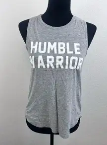 Spiritual Gangster Humble Warrior Tank Top in gray Size Small