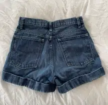 1969 High Rise Jean Shorts