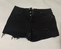 Wild Fable Shorts Black High-Waisted Jean