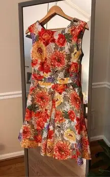 Donny & Nicole Floral Shift Dress Size 4