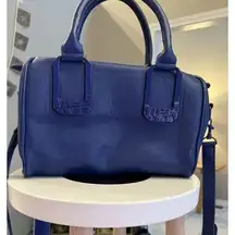 Unique and vintage Miss Sixty Crossbody Handbag Leather Blue Satchel