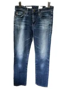 Adriano Goldschmied AG The Harper Essential Straight Distressed Jeans 24R