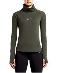 Nike Aeroreact Gray Long Sleeve Running Top XS