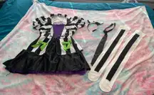Womens spirit Halloween beetle juice costume M