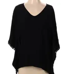 Marie Oliver black top fringe OS