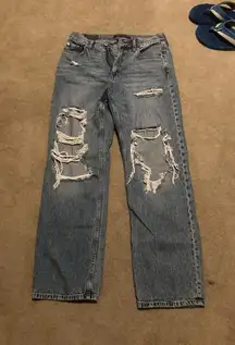 High-Rise Aeropostale Jeans bag and distressed 