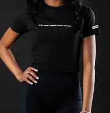 Alphalete LDB More Cropped Lifestyle Fit Tee T-Shirt size S Small