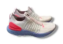 Nike React‎ Phantom Run Flyknit 2 Sneakers Women's 8.5 Pink Slip-On Running Gym